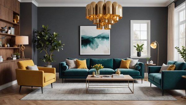 Tendances actuelles en design d'intérieur pour 2024: couleurs et matériaux en vogue